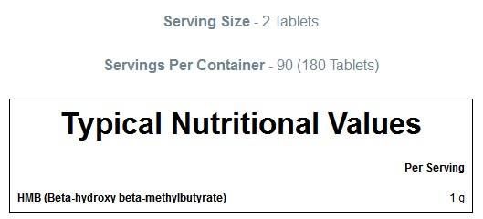 100% HMB Amino Acid - 180 Таблетки - Feel You