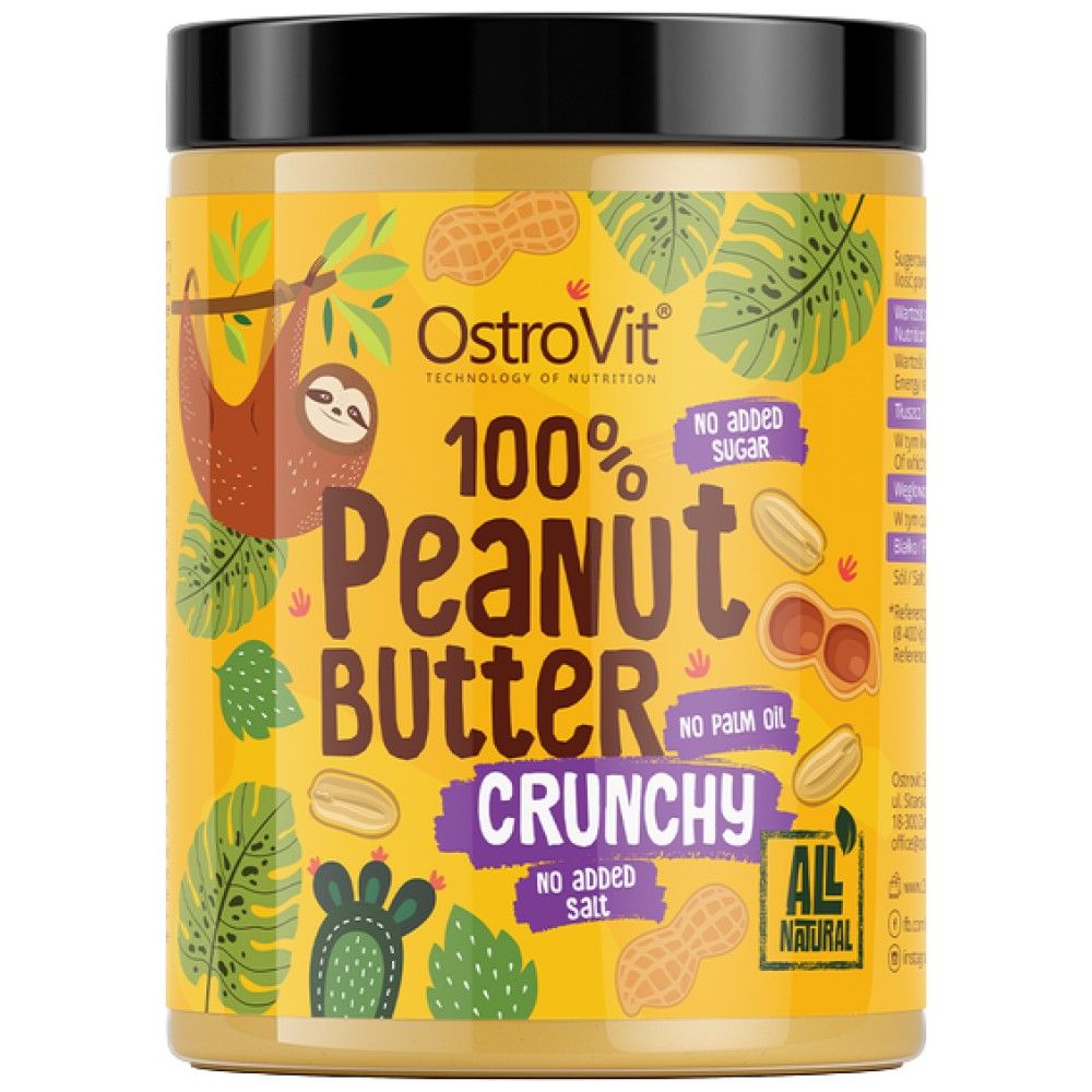 100% Peanut Butter Crunchy - 1000 грама - Feel You