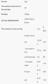 100% Peanut Butter Smooth - 1000 грама - Feel You