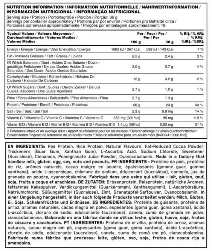 100% Plant Gold Standard - 0.684 kg - Feel You
