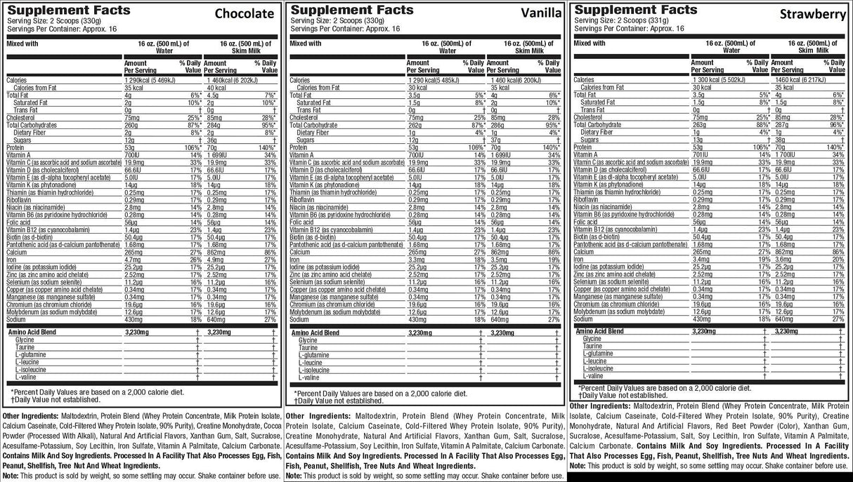 100% Premium Mass Gainer - 5454 грама - Feel You