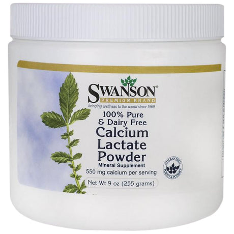 100% Pure and Dairy Free Calcium Lactate Powder 255 грама - Feel You
