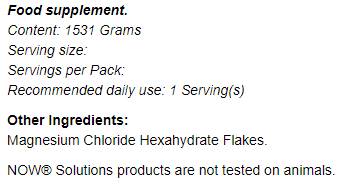 100% Pure Magnesium Flakes - 1531 грама - Feel You