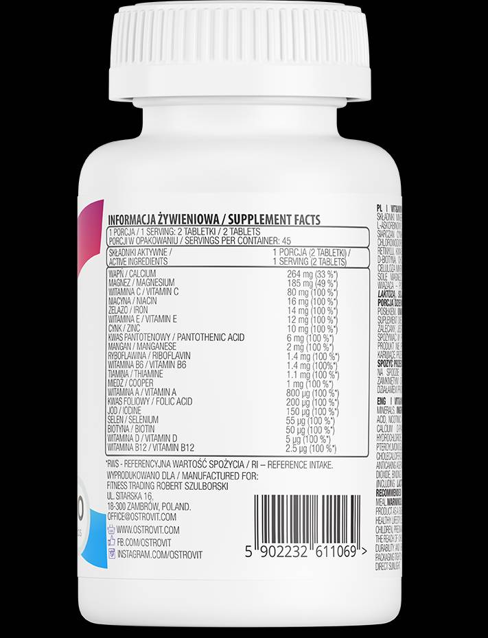 100% Vit&Min - 30 Таблетки - Feel You