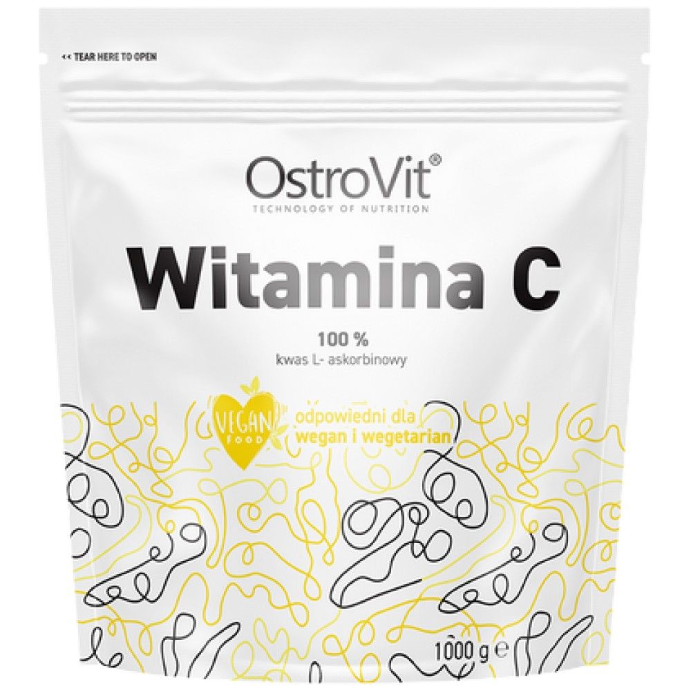 100% Vitamin C Powder - 1000 грама - Feel You