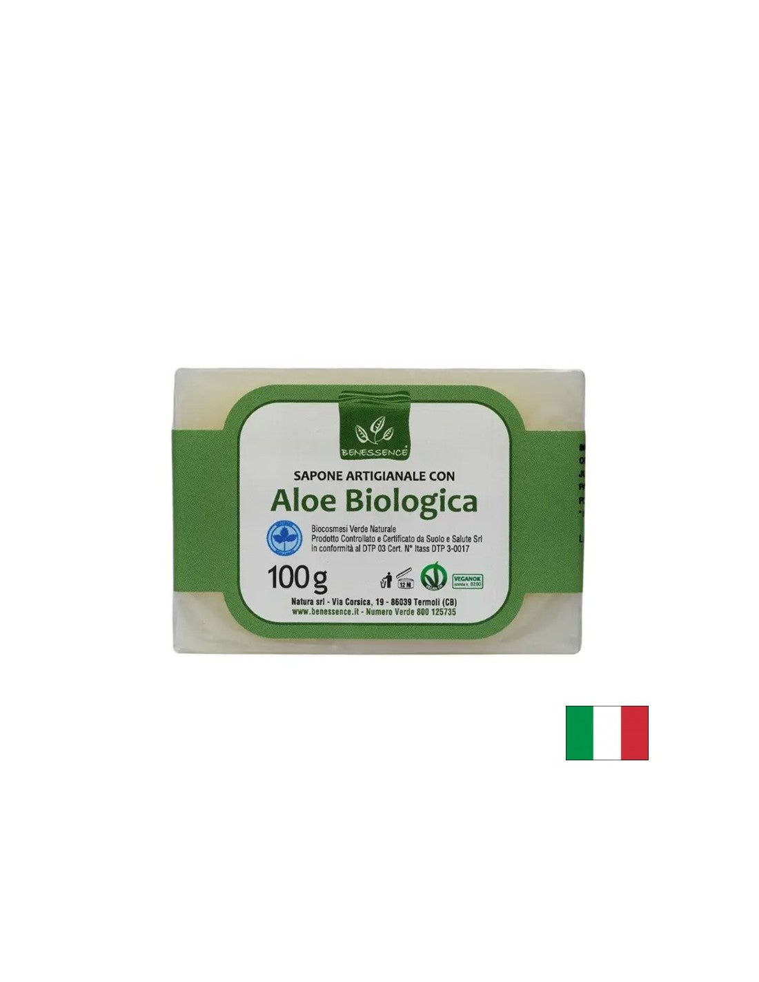 Сапун Алое Вера, ръчно изработен, 100 g - Feel You