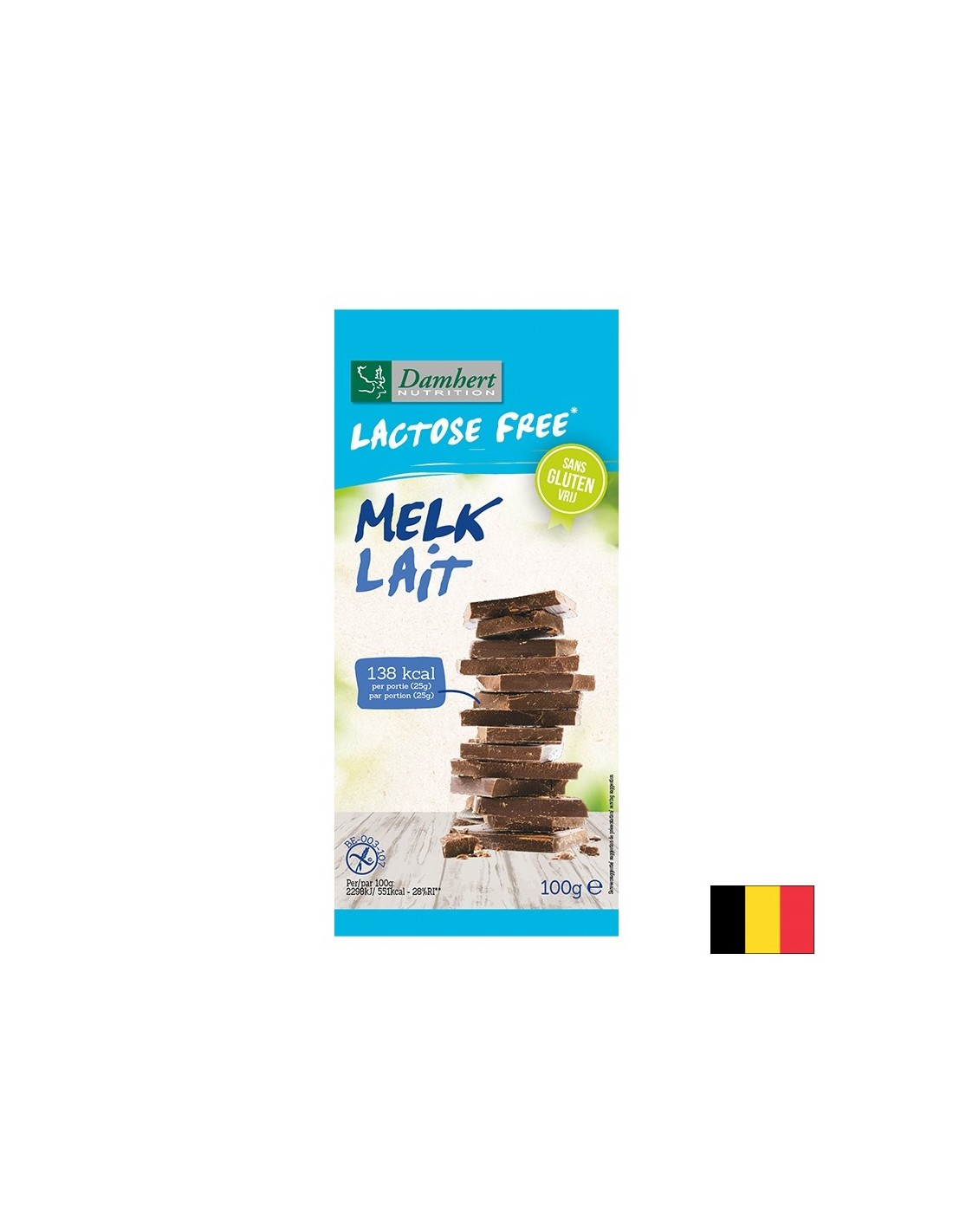 Млечен шоколад (без лактоза), 100 g - Feel You