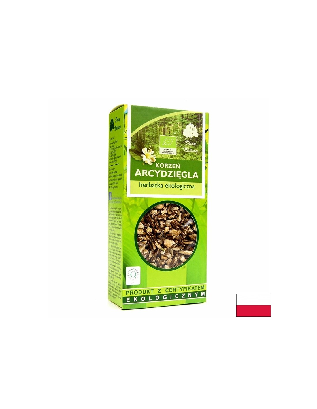 Стомашно-чревен тракт - Ангелика Био (корен), 100 g Dary Natury - Feel You