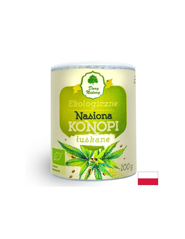 Белени конопени семена Био, 100 g - Feel You