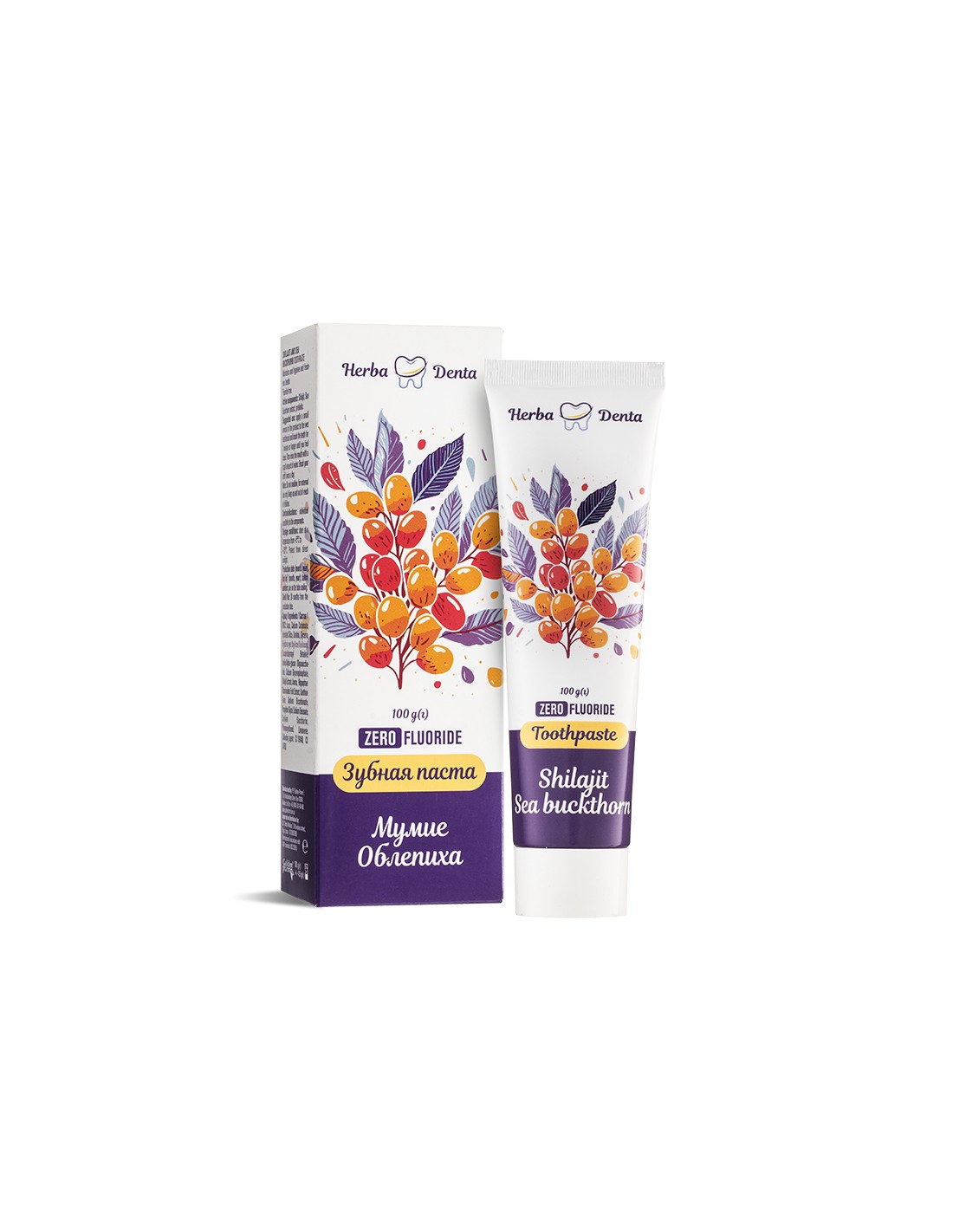 Паста за зъби с шилажит, облепиха и пребиотик, 100 g - Feel You