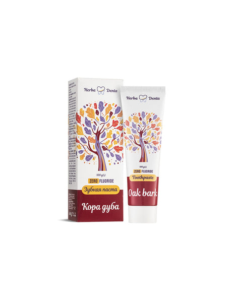 Паста за зъби с кора от дъб и пребиотик, 100 g - Feel You