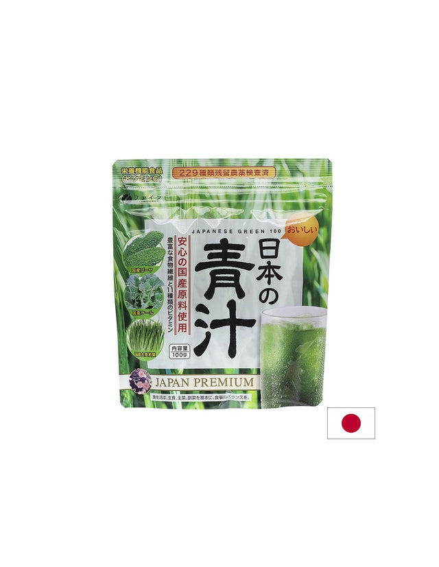 Зелени японски суперхрани – Детокс, енергия и тонус, 100 g прах - Feel You