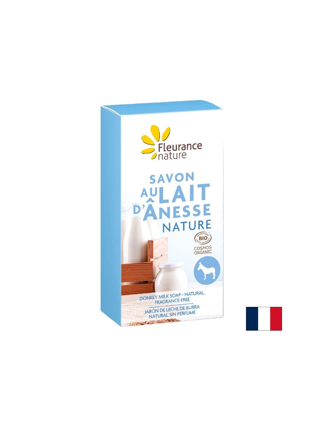 Сапун с магарешко мляко, 100 g Fleurance Nature - Feel You