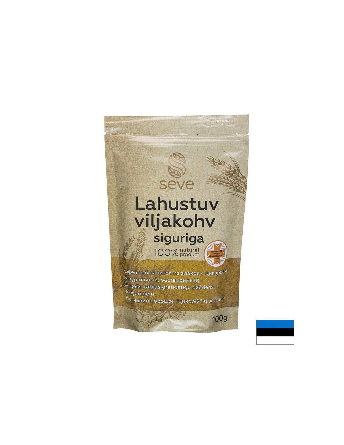 Ечемик, ръж и цикория Фибри за храносмилане и енергия Разтворима напитка, 100 g прах - Feel You