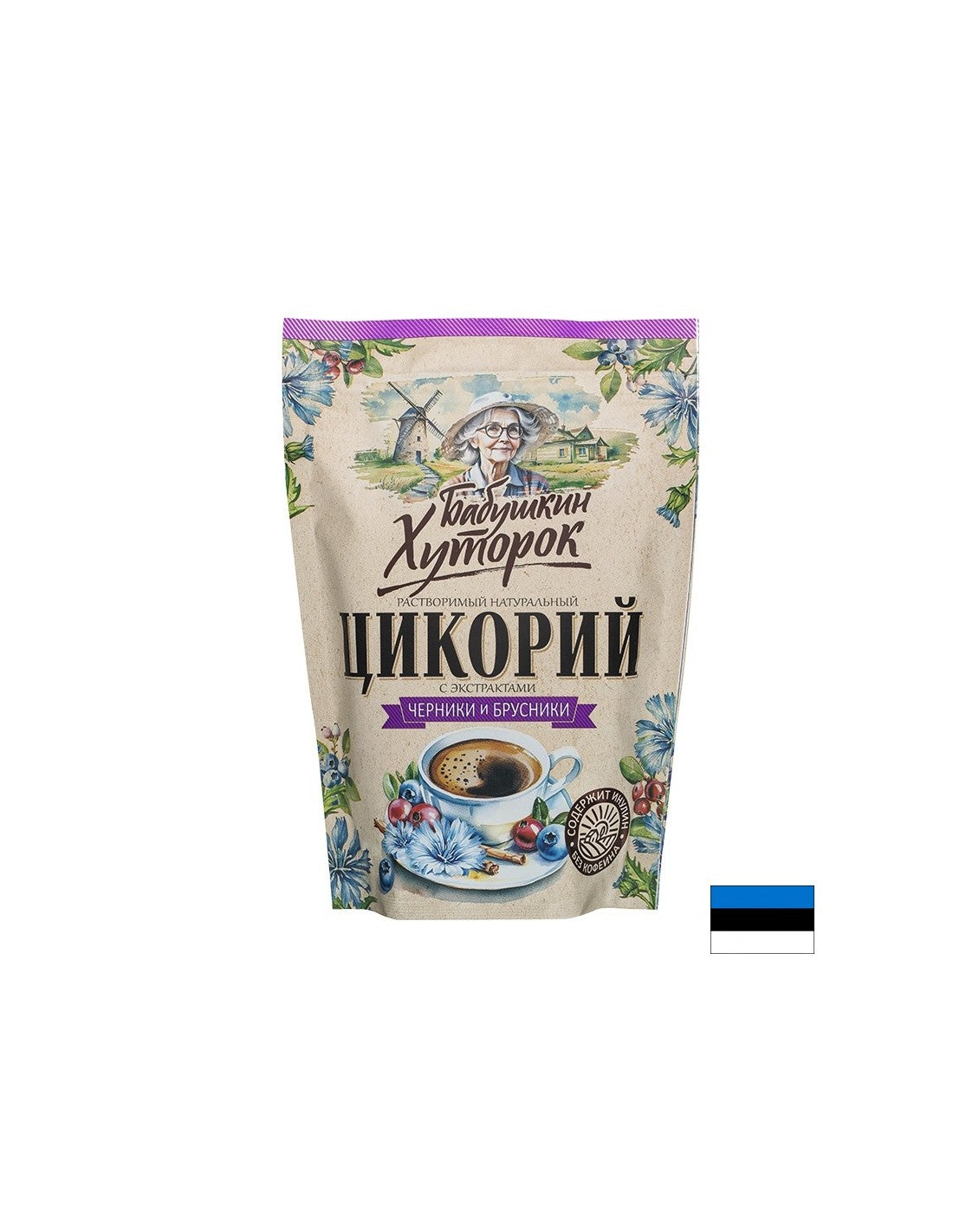 Цикория с боровинки Добро зрение и антиоксидантна защита Разтворима напитка, 100 g прах - Feel You