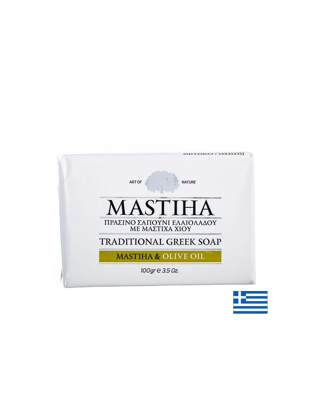 Традиционен гръцки сапун с Мастиха и Зехтин, 100 g Mastiha - Feel You