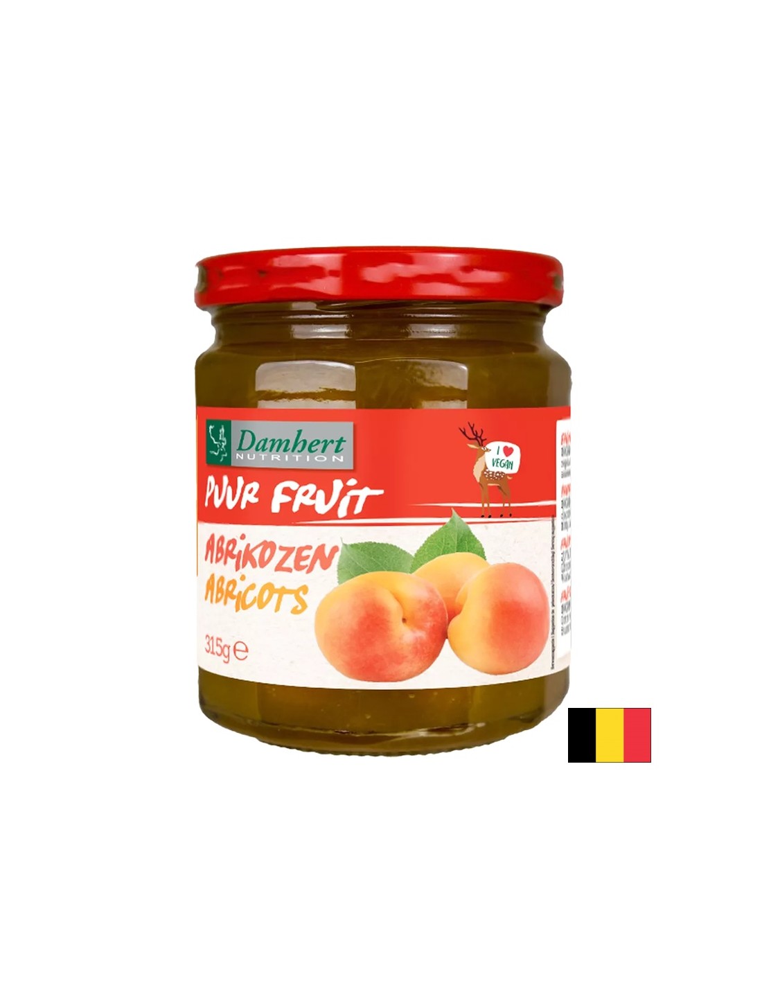 100% Конфитюр от кайсии (без захар), 315 g