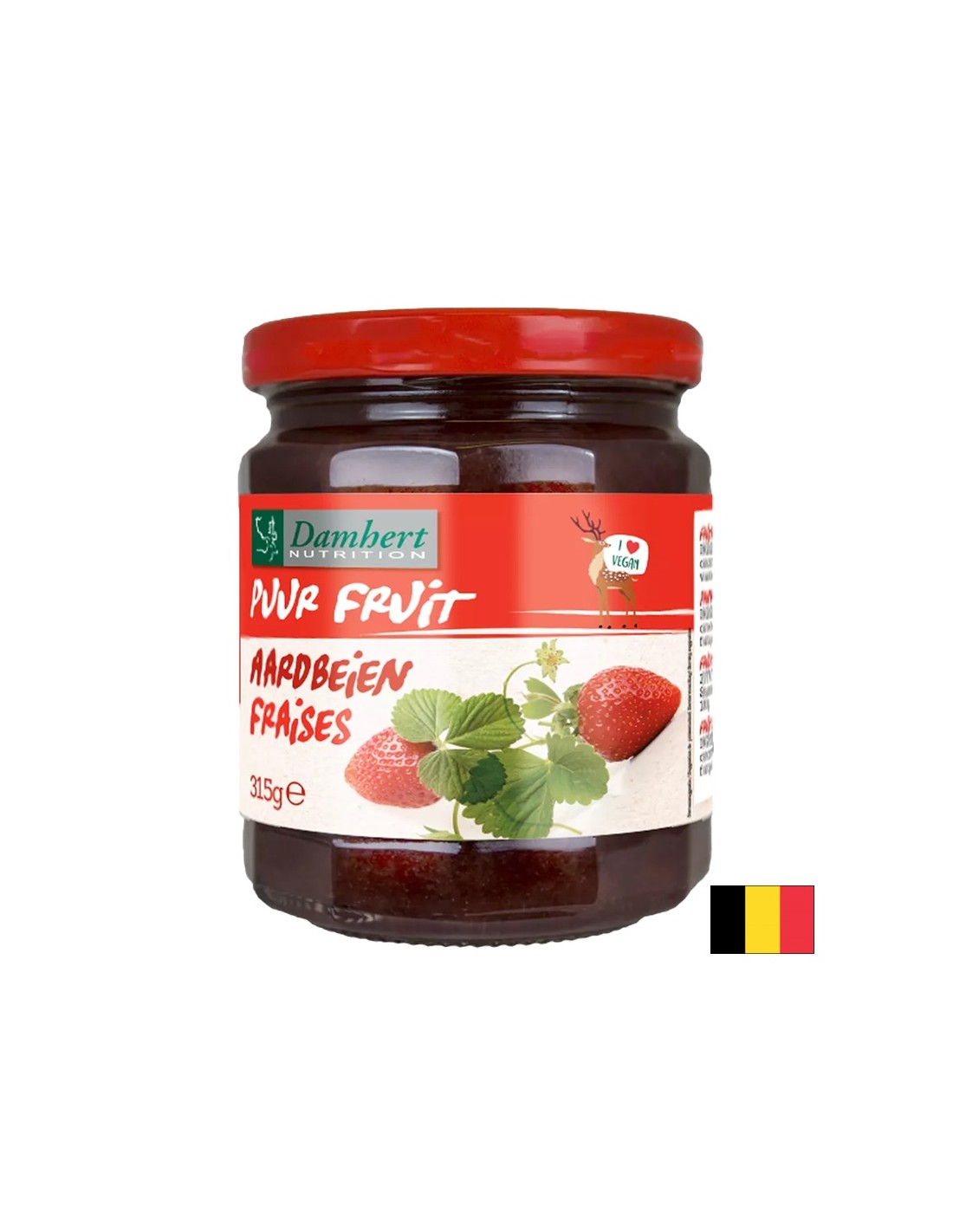 100% Strawberry Jam (sugar free), 315 g