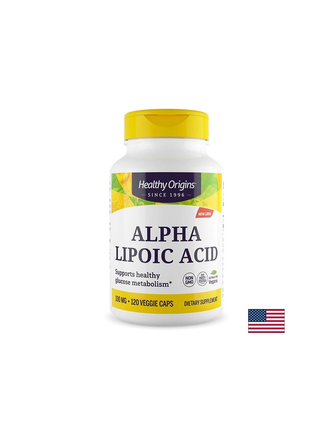 Алфа-липоева киселина – Поддържане на нормални нива на кръвната захар и метаболизъм, 100 mg, 120 веган капсули - Feel You