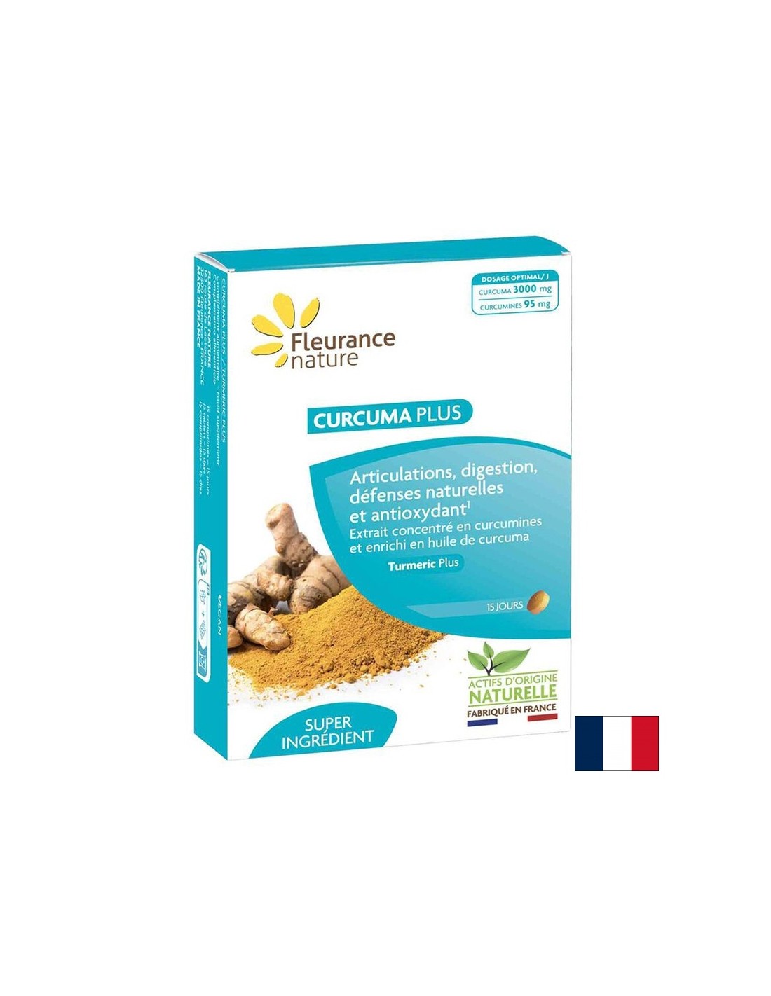 Грижа за костите, ставите и стомаха - Куркума, 100 mg х 15 таблетки - Feel You