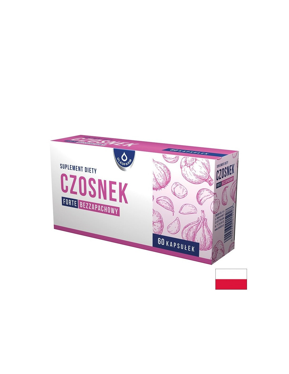 Чесън (без мирис) Имунитет и сърдечно-съдова подкрепа 100 mg, 60 капсули - Feel You