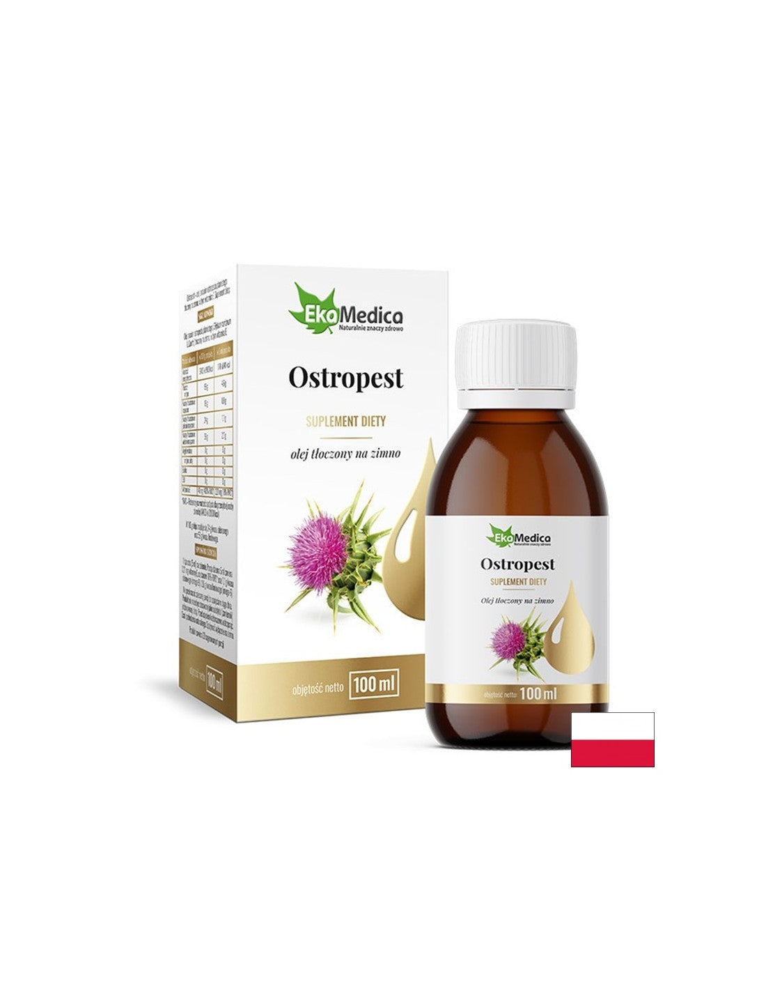 Черен дроб и детоксикация - Масло от бял трън, 100 ml EkaMedica - Feel You