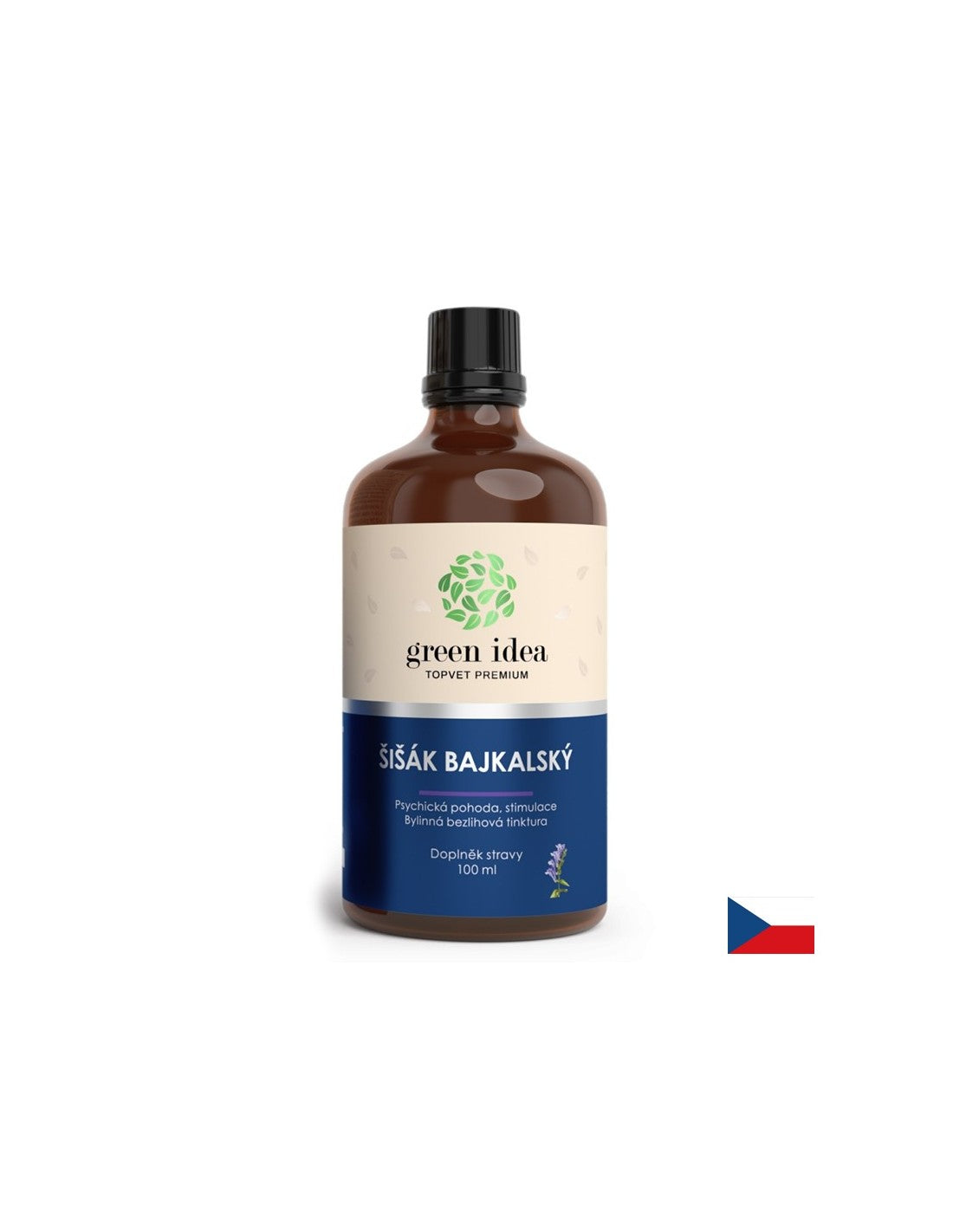 Безсъние и имунитет - Шлемник байкалски, 100 ml тинктура (без алкохол) - Feel You