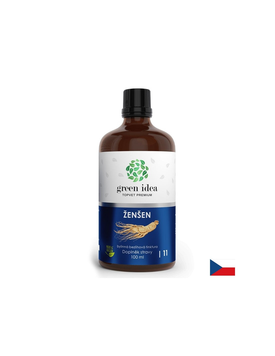 Имунитет и енергия - Корейски женшен, 100 ml тинктура (без алкохол) - Feel You