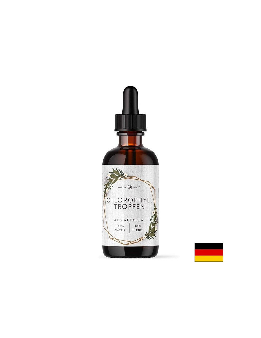Хлорофил от люцерна - За детоксикация, Капки, 100 ml NVS - Feel You