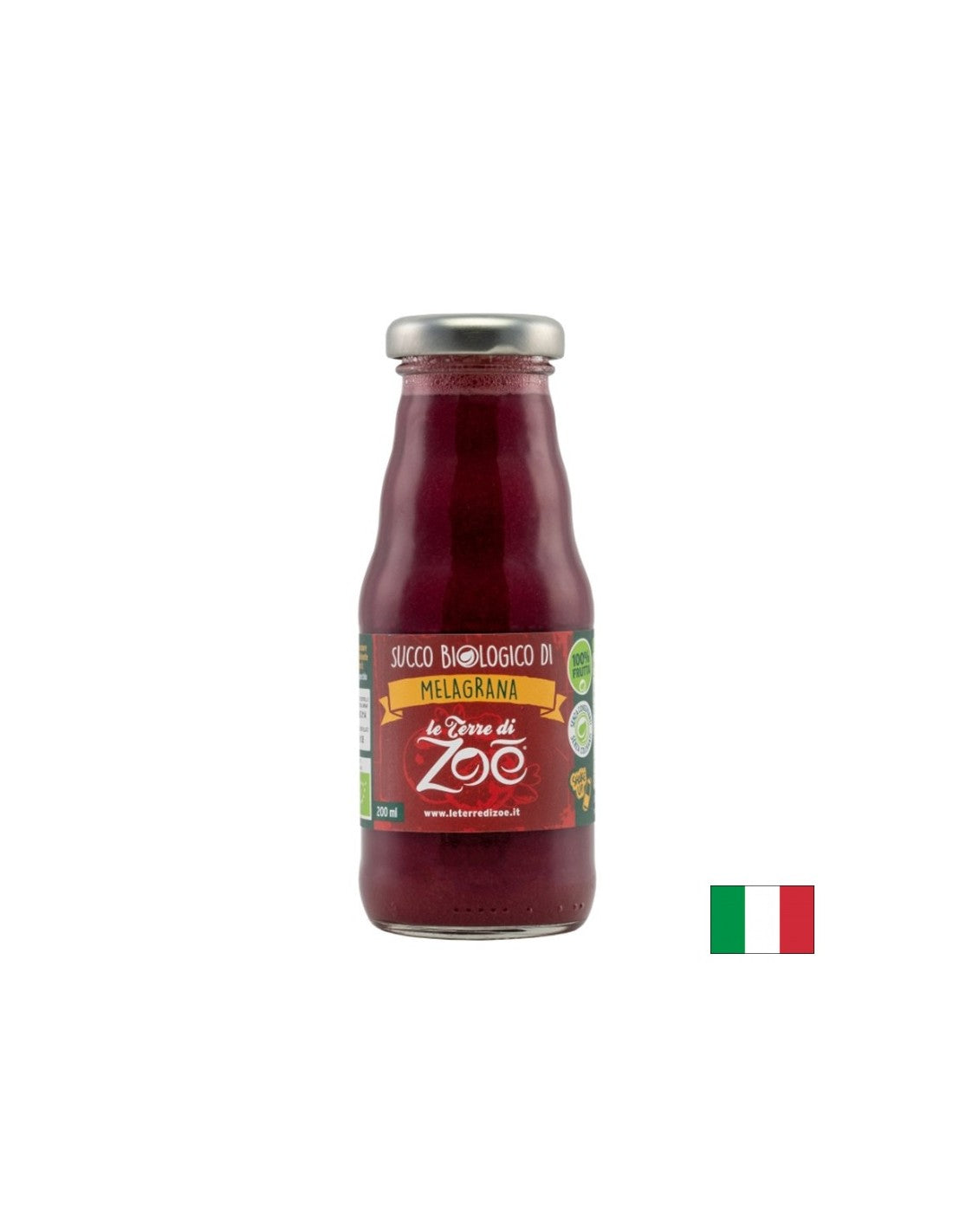 100% Органичен сок от Нар, 200 ml