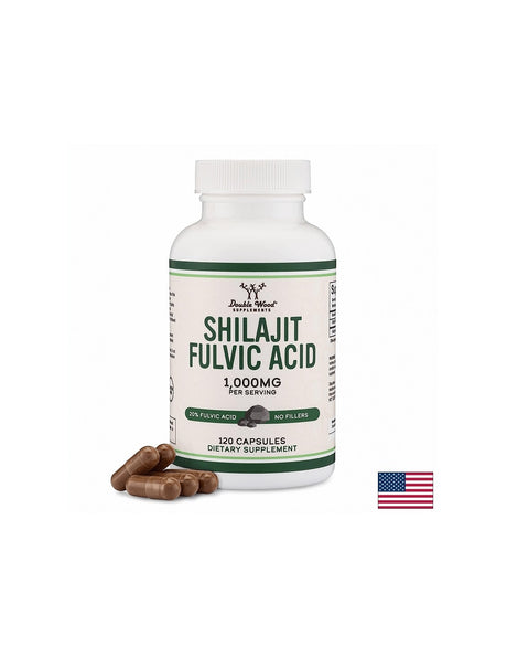 Имунитет - Шилажит (Мумио), 1000 mg, 120 капсули Double Wood - Feel You
