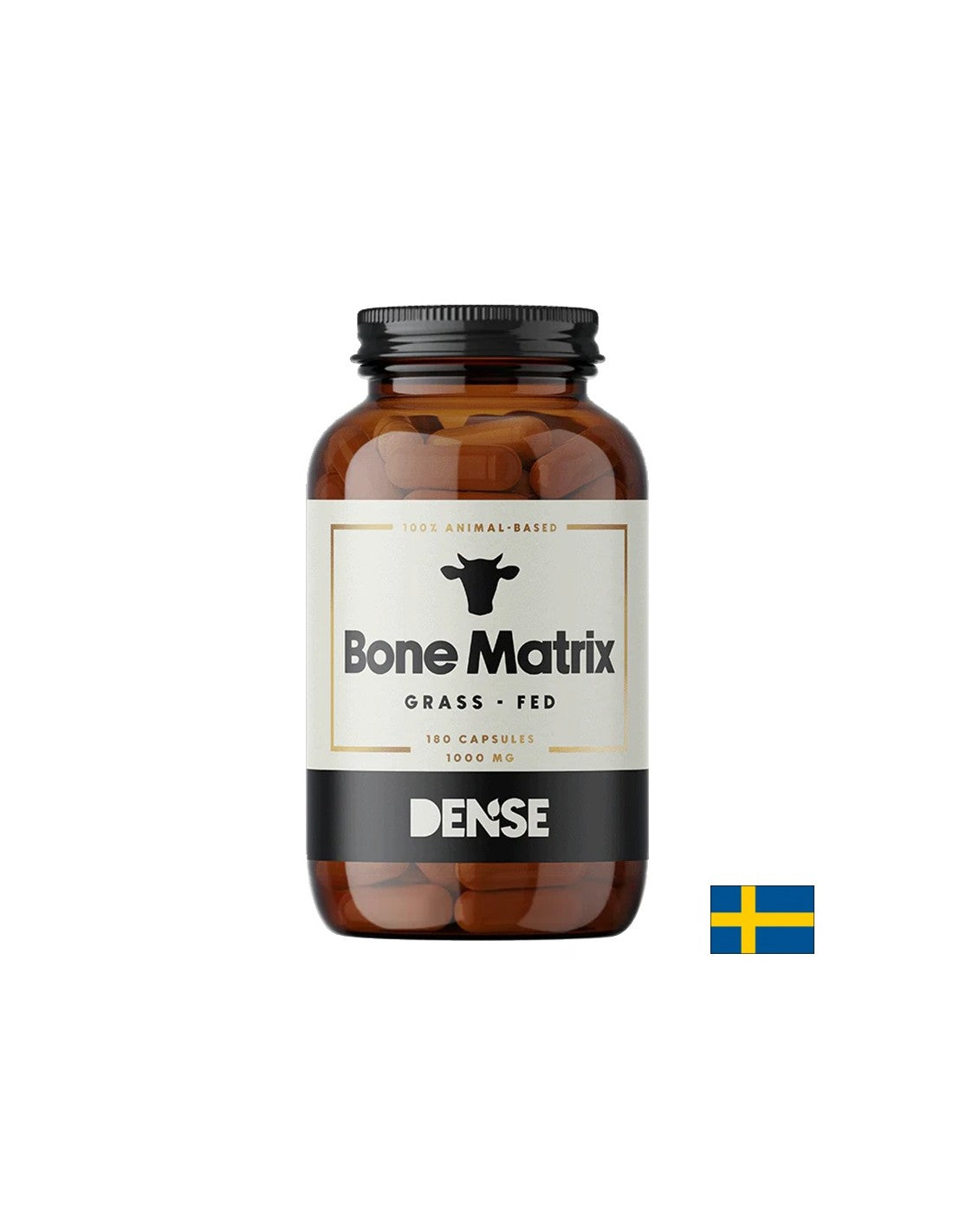 Говежда костна матрица - За здрави кости, стави и мускули, 1000 mg, 180 капсули - Feel You