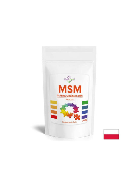 МСМ (метилсулфонилметан) – Здрави стави и гъвкави сухожилия, 1000 mg, 200 g прах - Feel You
