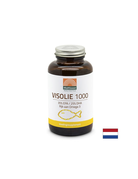 Рибено масло 1000 mg - EPA 350 mg/ DHA 250 mg, 90 капсули Mattisson Healthstyle - Feel You