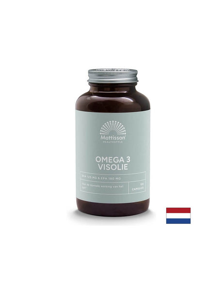 Рибено масло 1000 mg  - ЕPA 180 mg /DHA 120 mg, 120 капсули Mattisson Healthstyle - Feel You