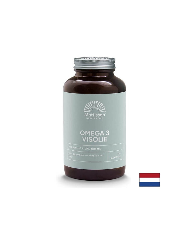 Рибено масло 1000 mg  - ЕPA 180 mg /DHA 120 mg, 120 капсули Mattisson Healthstyle - Feel You
