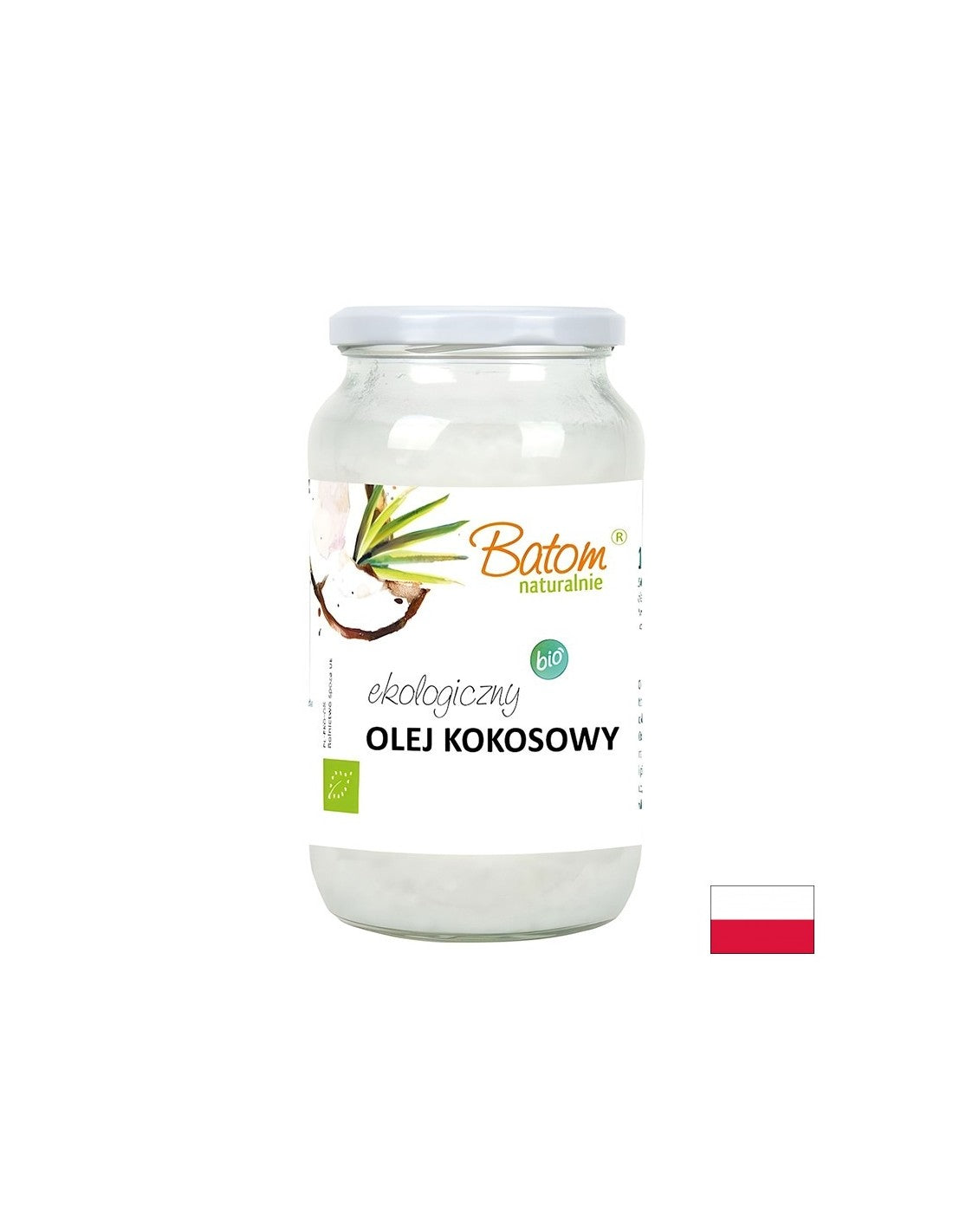 Кокосово масло (нерафинирано, студено пресовано), БИО, 1000 ml - Feel You