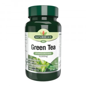 Зелен чай 10000mg 60 таблетки, Natures Aid - Feel You