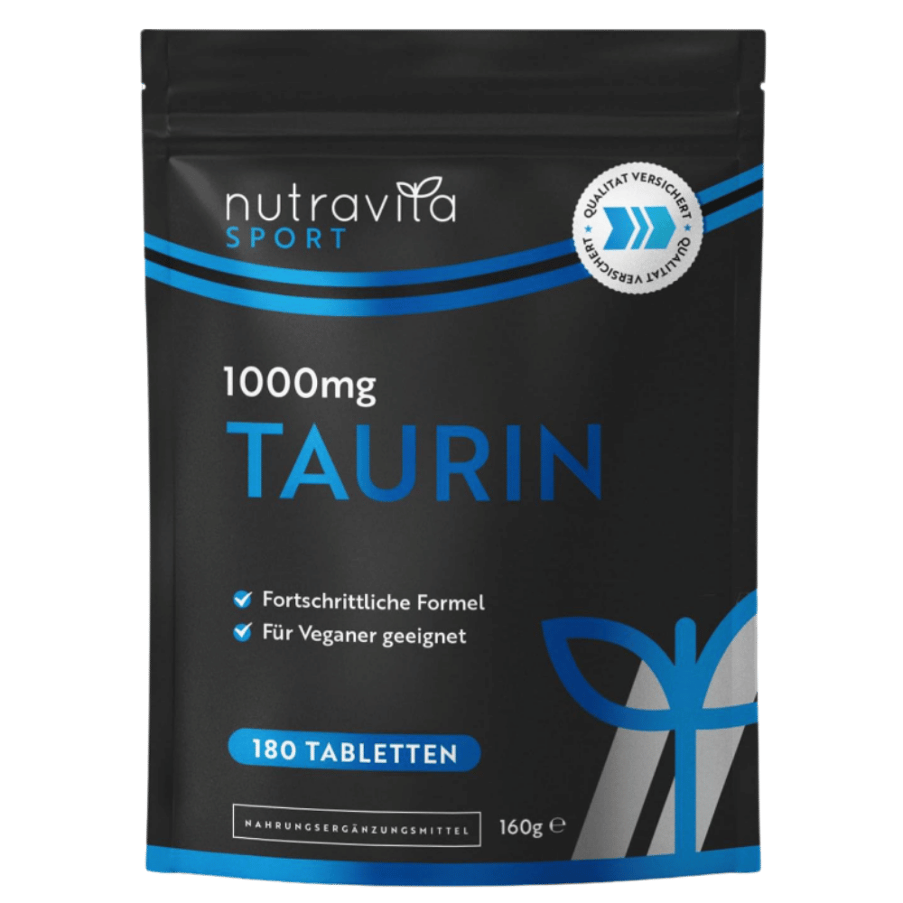 Таурин 1000 мг /180 таблетки, 90 дни/ - Nutra Best Bulgaria