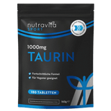 Таурин 1000 мг /180 таблетки, 90 дни/ - Nutra Best Bulgaria