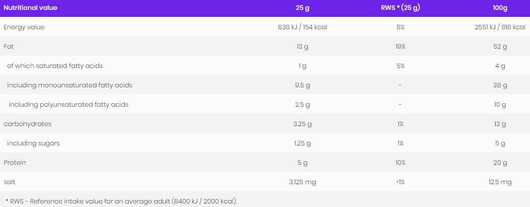 100% Almond Butter Smooth 500 грама
