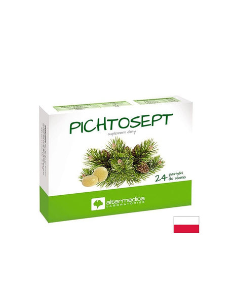Пихтово масло – Спокойно гърло и чисти дихателни пътища, 105 mg, 24 пастили - Feel You