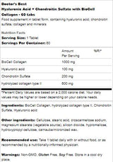 BEST Hyaluronic Acid + Chondroitin Sulfate / with BioCell Collagen - 60 Таблетки - Feel You
