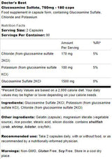 BEST Glucosamine Sulfate 750 mg - 180 капсули - Feel You