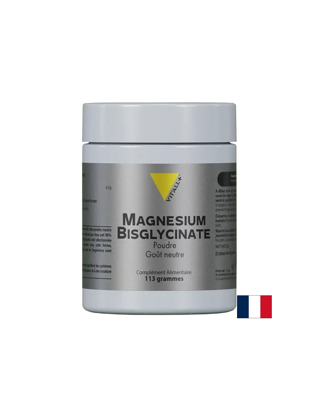 Магнезий (бисглицинат) 113 mg – За нервна система и мускули, прах 113 g - Feel You