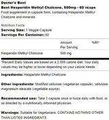 BEST Hesperidin Methyl Chalcone 500 mg - 60 капсули - Feel You