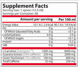 Pure Nutrition - CARNI MAX LIQUID with GUARANA and GREEN TEA - 1000 МЛ - Feel You