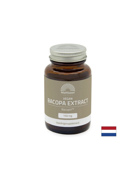 Бакопа мониери + цинк, витамин В12 и черен пипер Bacopin™ - Концентрация, памет и умствена яснота, 60 капсули - Feel You