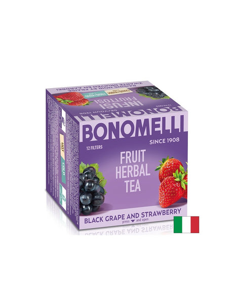 Плодов чай с черно грозде и ягода - Натурален вкус и антиоксидантна подкрепа, 12 пакетчета - Feel You