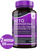 Кето Комплекс Макс /120 капсули, 60 дози/ Nutravita - Feel You